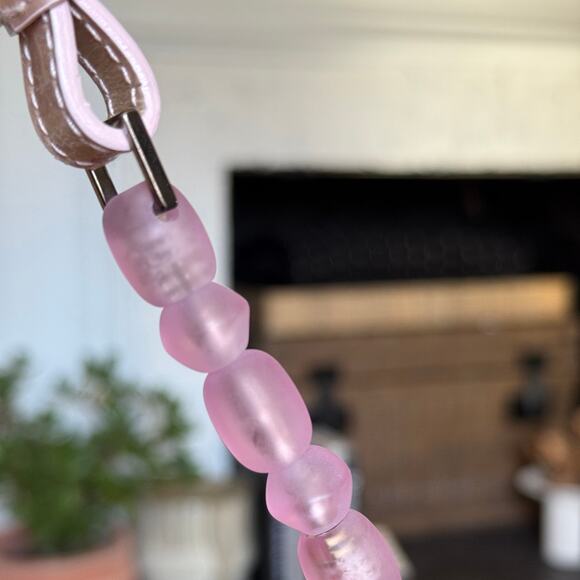 Galliano Christian Dior Maris Pearl Shoulder Bag Pink Blush Y2K Carrie Bradshaw - Picture 11 of 11